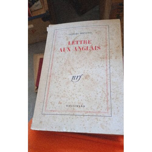 Lettre Aux Anglais Georges Bernanos
