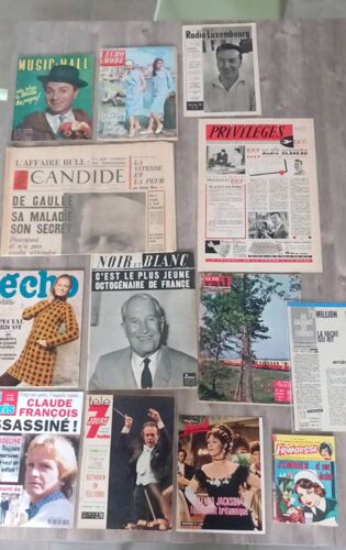 Lot 13 Magazines Presse Ecrite Entre 1961 Et 2003