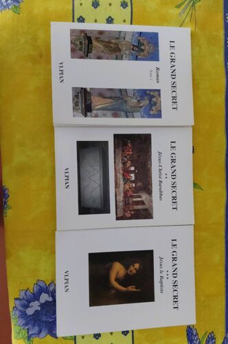 Le Grand Secret De Vlpian Tome 1 Roman Tome 2 Jésus Christ Barabbas Tome 3 Jésus Le Baptiste Éditions Château De Cabrieres..L'Aiguille Creuse..2007/2008/2009