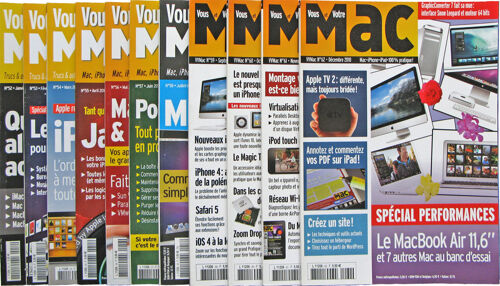 Magazine Informatique "Vous Et Votre Mac" : Année Complète 2010