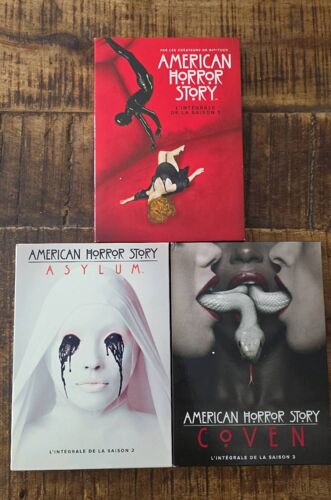 Dvd American Horror Story Saison 1, 2 Et 3