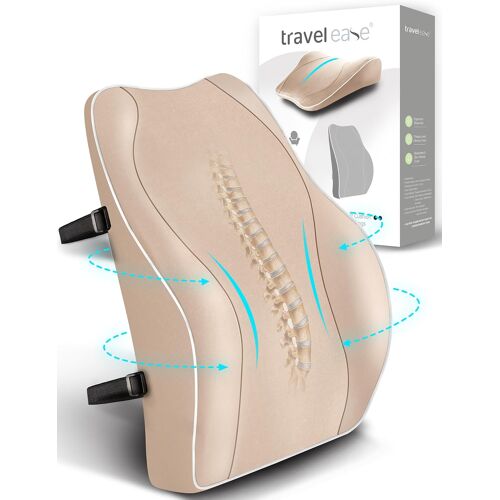 Travel Ease - Coussin De Soutien Lombaire Ergonomique - Beige