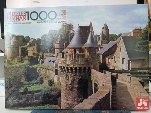 PUZZLE 1000 NATHAN DU CHATEAU DE FOUGERES