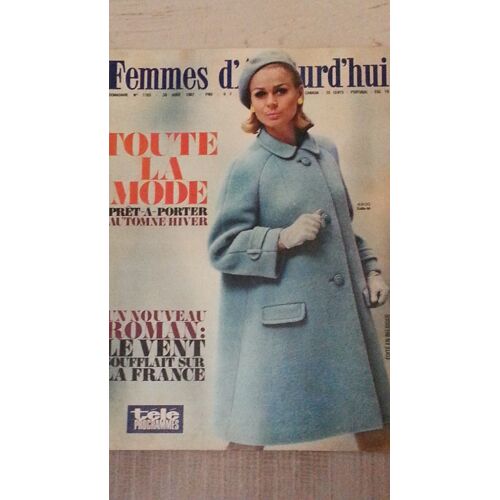 Femmes D'Aujourd'Hui N°1165 De 1967 Toute La Mode Prêt-À-Porter Automne-Hiver
