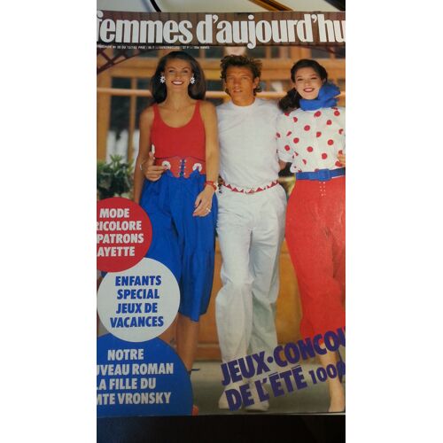 Femmes D'Aujourd'Hui N°28 De 1982 Mode Tricolore