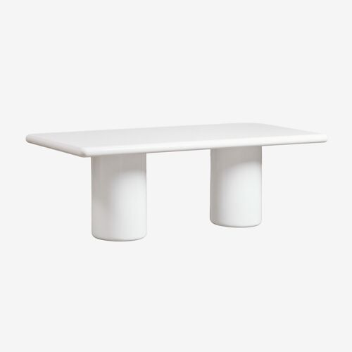 Table à manger rectangulaire 220x100 cm en ciment Namara
