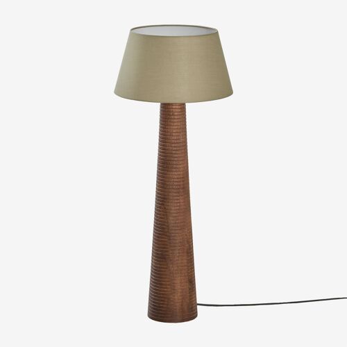 Lampe sur pied en bois de manguier Malva ¿70 cm