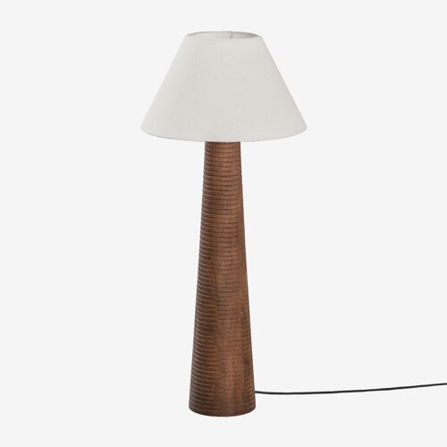 Lampe sur pied en bois de manguier Malva ¿70 cm