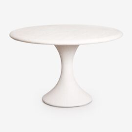 Table De Jardin Ronde Ø120 Cm En Ciment Eloria
