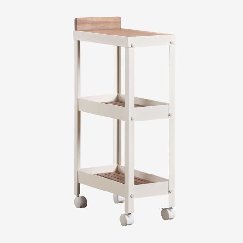 Chariot De Cuisine Modulaire D'extérieur En Bois D'acacia Et Aluminium Reggie Brun Acacia