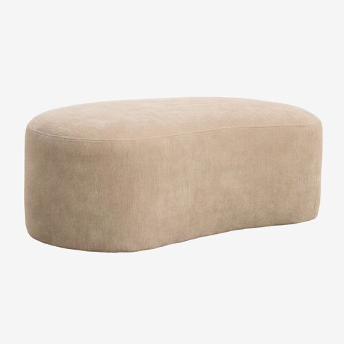 Pouf 105x65 cm pour canapé modulaire tapissé Giorgia