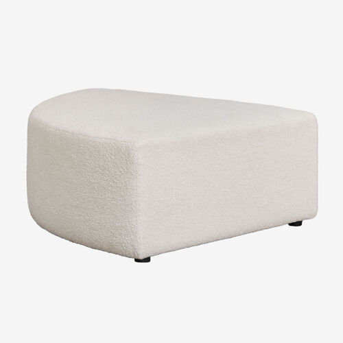 Pouf triangulaire en peau de mouton Borjan