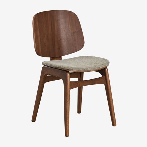 Chaise de salle à manger en bois Canada Bois Foncé