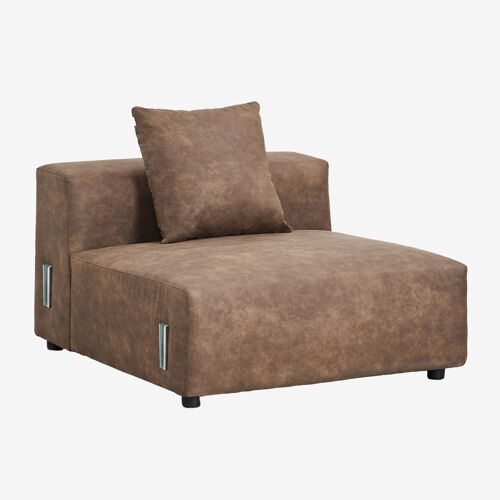 Module central 105x113 cm avec coussin pour canapé modulaire Bruna