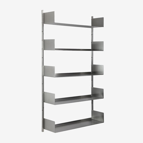 Étagère murale ¿¿70 cm en acier inoxydable Nolvia Acier