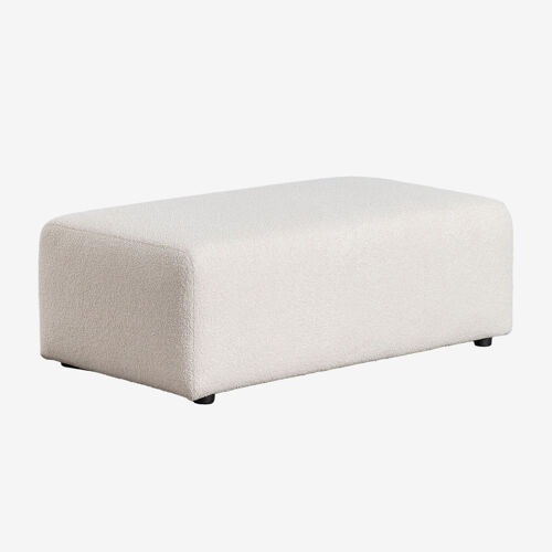 Pouf 112x60 cm en agneau Borjan