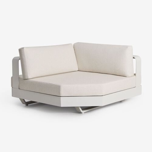Fauteuil d'angle pour canapé modulaire en aluminium Yarilo