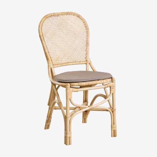 Chaise De Jardin En Rotin Zariel Naturel