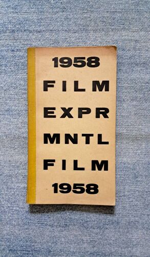 Très Rare Livre Sur Le Festival International Du Cinéma Expérimental De Knokke-Le-Zoute . 1958