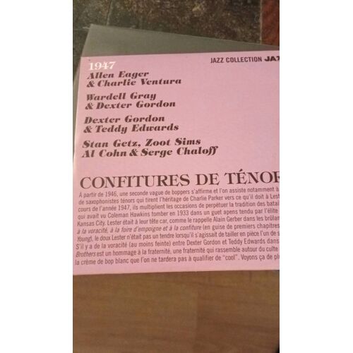 Cd Jazz Confitures De Ténor 1947