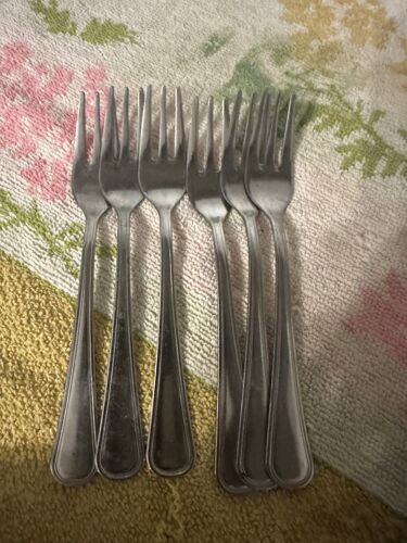 6 Fourchette Dessert Inox