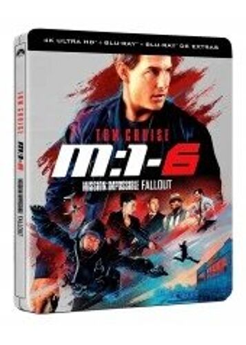 Mission: Impossible: 6: Fallout (Steelbook) (Blu Ray 4k Ultra Hd + Blu Ray Extras)