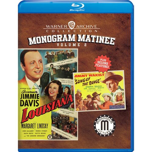 Monogram Matinee Volume 2 (Louisiana / Song Of The Range) [Blu-Ray] Digital Theater System, Mono Sound, Sign Language, Subtitled
