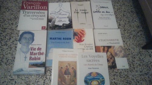 Lot De 10 Livres Sur La Spiritualité Er La Religion