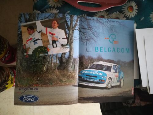 Poster Ford Escort Cosworth Belgacom