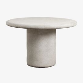 Table De Jardin Ronde En Ciment Emiria Ø120 Cm