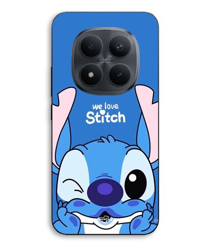 Coque Pour Xiaomi Redmi Note 15 Pro 5g stitch cute ohana stitch bleu front bleu Maniacase