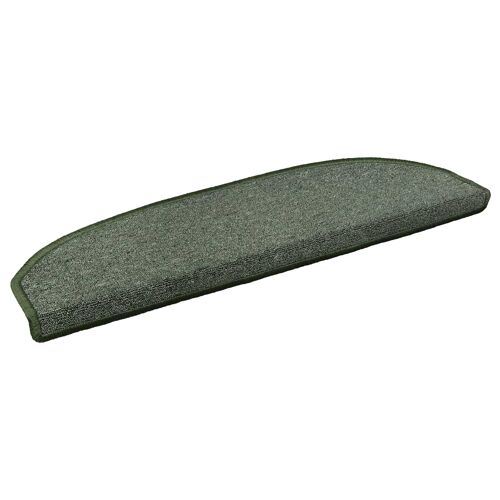 Vidaxl Tapis D'escalier Auto-Adhésifs 15 Pcs Vert Foncé
