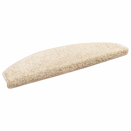 Vidaxl Tapis D'escalier Auto-Adhésifs 15 Pcs Marron Clair