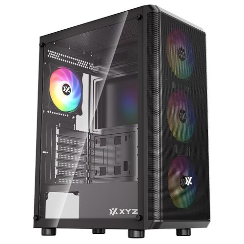 XYZ X-CS-AIRONE60-M-B unité centrale Midi Tower Noir