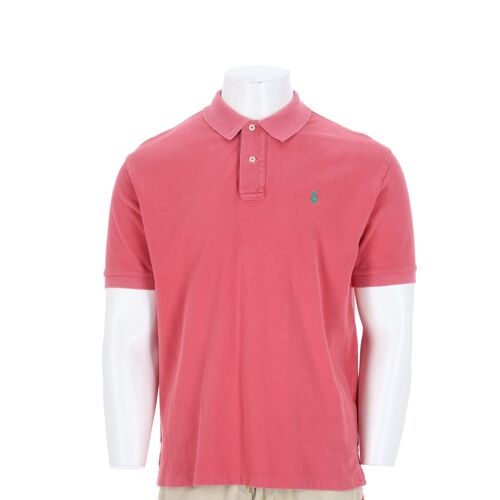Reconditionné - Polo Manches Courtes Homme Rose - Taille L - Homme - Rose