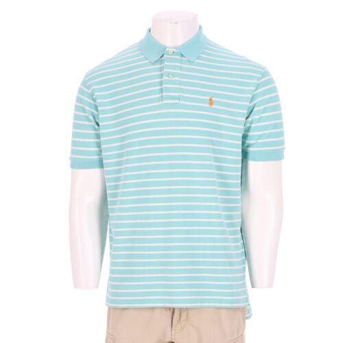 Reconditionné - Polo Manches Courtes Homme - Taille L - Homme - Turquoise