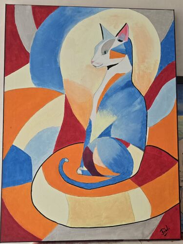 Tableau grand format acrylique