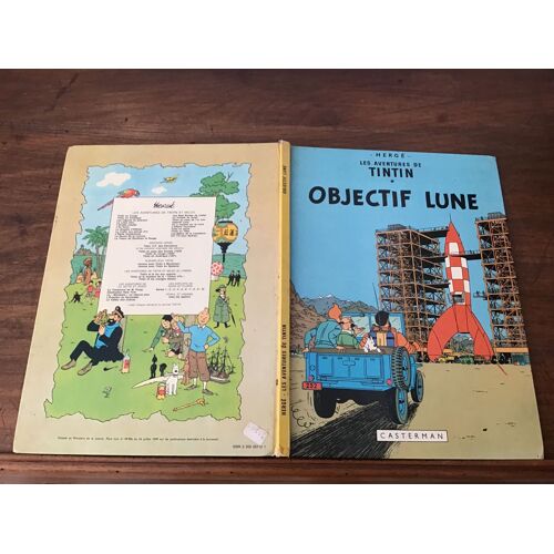 Hergé/ Les Aventures De Tintin/ Objectif Lune/ Éditions Casterman 1974