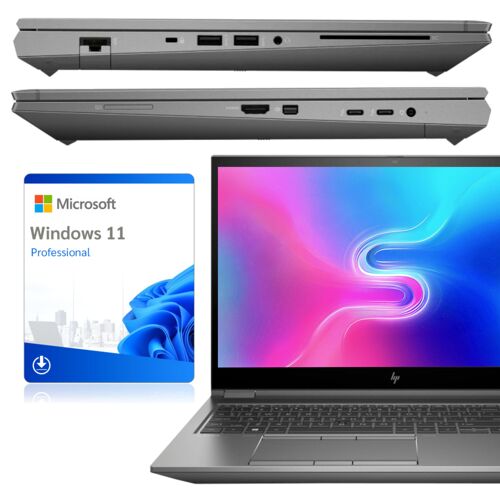 Ordinateur portable HP ZBook Fury 15 G7 I7-10850H 32Go 512Go SSD Full HD Quadro T1000 W11P