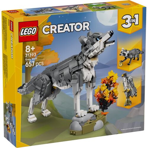 LEGO Creator - Les animaux de la forêt : le loup gris - 31393