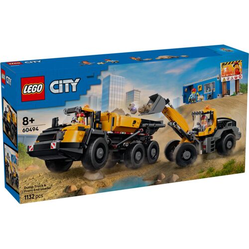 LEGO City - Le camion-benne et la chargeuse frontale - 60494