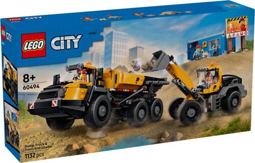 LEGO City - Le camion-benne et la chargeuse frontale - 60494