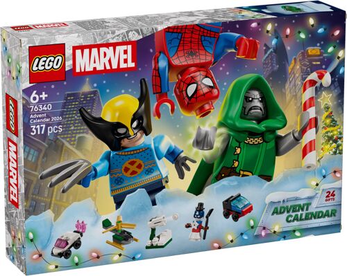 LEGO Marvel - Calendrier de l'Avent LEGO Marvel 2026 - 76340