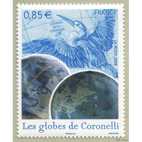 Art : "Les Globes" De Coronelli Année 2008 N° 4144 Yvert Et Tellier Luxe