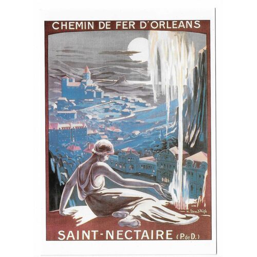 Carte Postale Chemin De Fer D'Orléans , Saint-Nectaire , P.De D.
