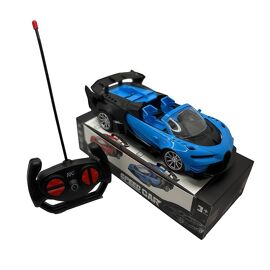 Voiture Télécommandée Enfant Sport Bleue RC 27 MHz Avancer Reculer Gauche Droite Jouet à Piles - NONOVIVI