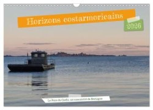 Horizons Costarmoricains (Calendrier Mural 2026 Din A3 Vertical), Calvendo Calendrier Mensuel: Les Couleurs De La Bretagne En Hiver