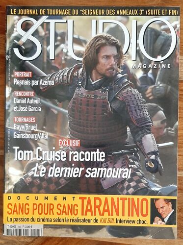 Studio Magazine - N° 195 Décembre 2003 - Tom Cruise - Le Dernier Samouraï