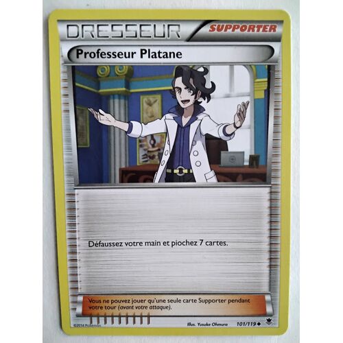 Carte Pokémon : Dresseur Supporter Professeur Platane 101 / 119
