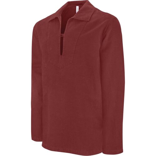 +++ Fds 301224 +++ Vareuse En Coton Pour Homme - K561 - Rouge Brique